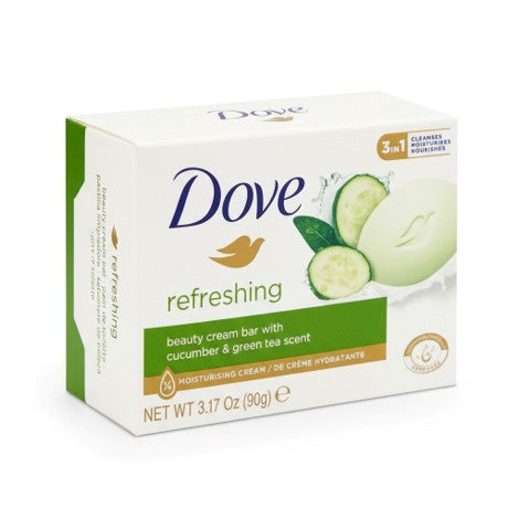 Dove Refreshing Beauty Cream Bar with Cucumber & Green Tea 90g (Imported)