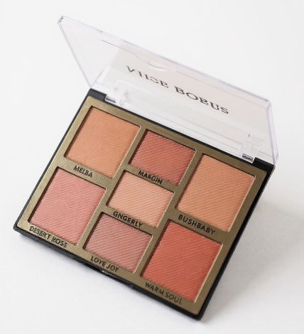 Miss Rose 07 Colors Blush, Highlight and Eyeshadow Face Palette