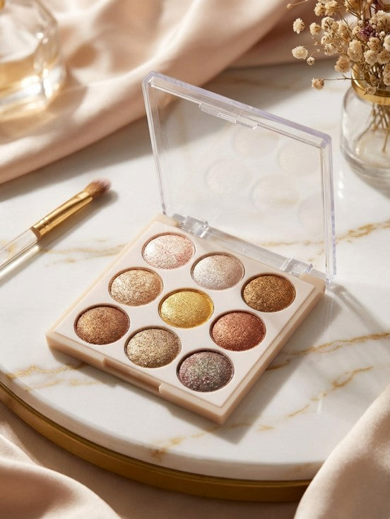 Msyaho Terracotta Eyeshadow Blush & Highlight Palette 9 Colors
