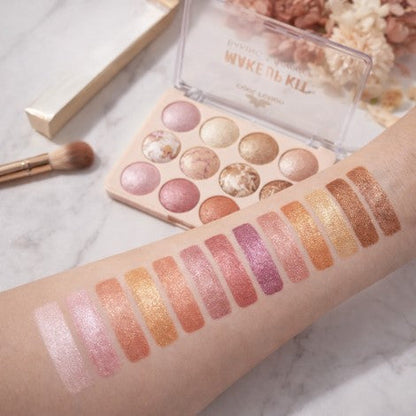 Baked Highlight & Blush Palette 12 Colors