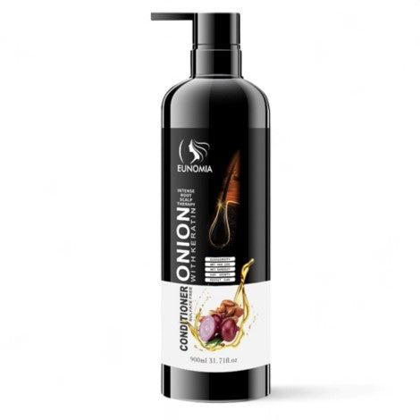 Eunomia Sulfate Free Onion with Keratin Anti Hair Loss Shampoo 900ml (XL)