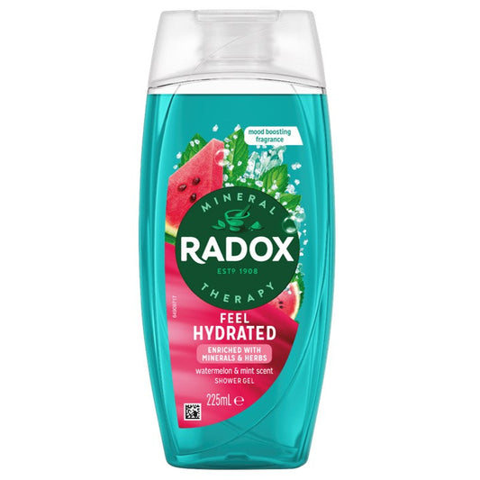 Radox Shower Gel Feel Hydrated Watermelon & Mint Scent 225ml