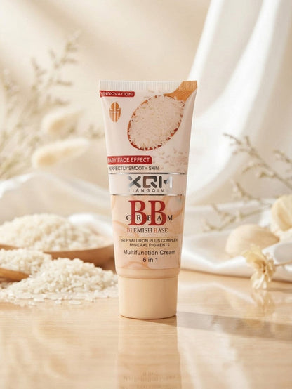 XQM BB Cream Rice Blemish Base Multifunction 6 in 1